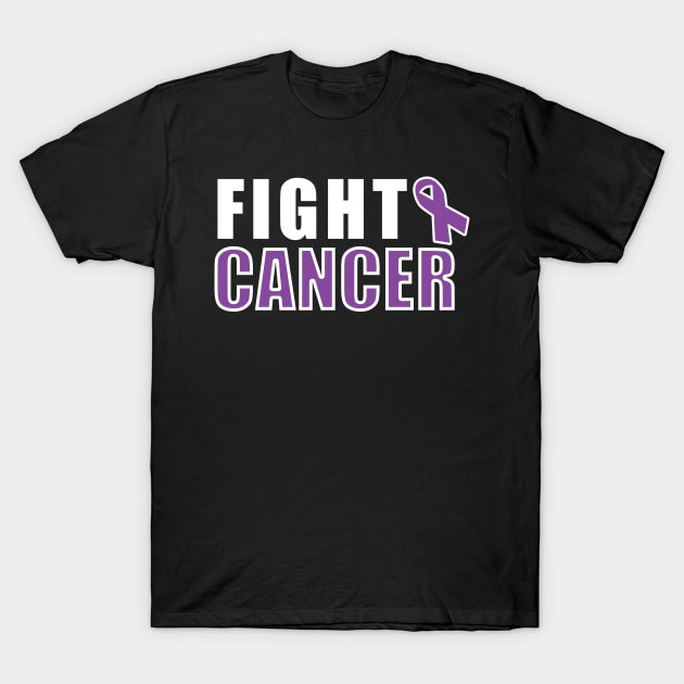 Fight Cancer - Cancer Motivation T-Shirt by mangobanana